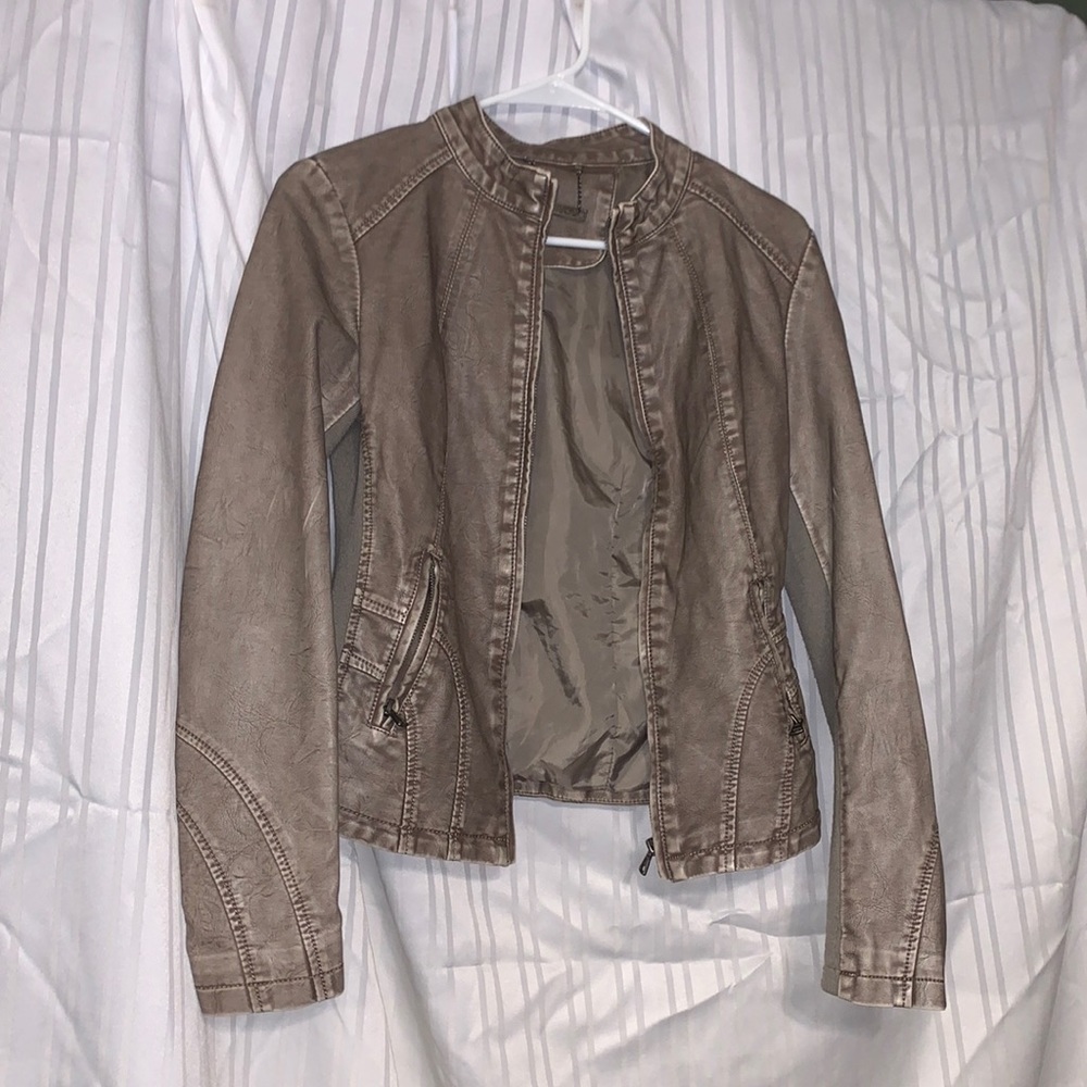 Leather jacket